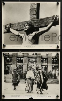 7d437 GREATEST STORY EVER TOLD 10 8x10 stills 1965 Von Sydow as Jesus, directed by George Stevens!