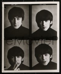 7d834 HARD DAY'S NIGHT 3 contact sheet 8x10 stills 1964 Beatles, Paul, John, Ringo & George, rare!