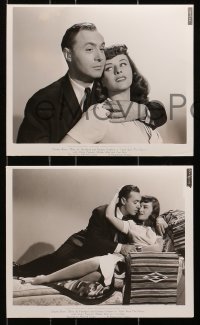 7d835 HOLD BACK THE DAWN 3 deluxe 8x10 stills 1941 Charles Boyer loves sexiest Paulette Goddard!