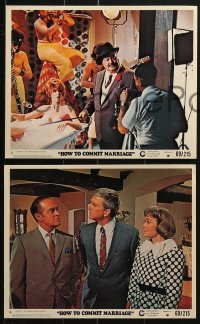7d220 HOW TO COMMIT MARRIAGE 5 8x10 mini LCs 1969 Bob Hope, Jackie Gleason, sexy Tina Louise!