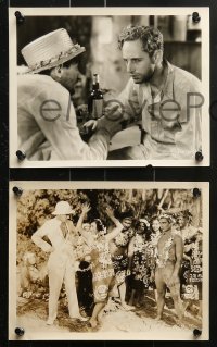 7d297 NEVER THE TWAIN SHALL MEET 31 from 8x9.75 to 8x10.25 stills 1931 Leslie Howard & Montenegro!