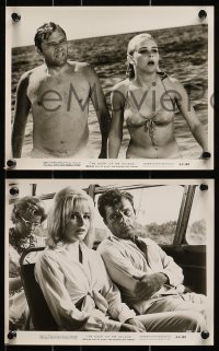 7d766 NIGHT OF THE IGUANA 4 8x10 stills 1964 Richard Burton, sexy Sue Lyon, Deborah Kerr!