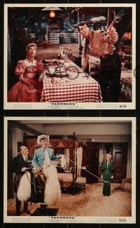 7d256 PARDNERS 3 color 8x10 stills 1956 images of cowboys Jerry Lewis & Dean Martin!