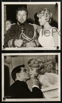 7d408 ROMANOFF & JULIET 12 8x10 stills 1961 John Gavin & Sandra Dee, candid director Peter Ustinov!