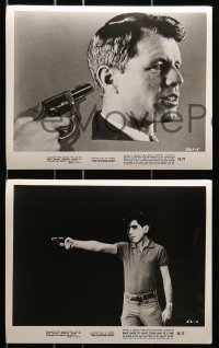 7d545 SECOND GUN 8 8x10 stills 1975 assassination conspiracy documentary, who killed Bobby Kennedy?