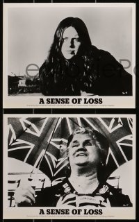 7d891 SENSE OF LOSS 3 8x10 stills 1972 Bridget Andrews, Bond, Ireland religious documentary!