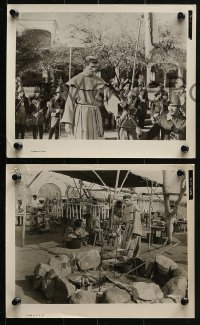 7d774 SEVEN CITIES OF GOLD 4 8x10 stills 1955 all great images with religious Michael Rennie!