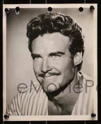 7d896 STEVE REEVES 3 8x10 stills 1960s cool close-up smiling portraits of the sword and sandal star!