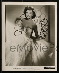 7d779 SUSAN HAYWARD 4 8x10 stills 1950s great close-ups and one full-length image of the star!