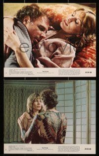 7d142 TATTOO 8 8x10 mini LCs 1981 Bruce Dern, every great love leaves its mark, sexy body art images