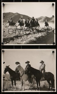 7d719 TEX RIDES WITH THE BOY SCOUTS 5 8x10 stills 1937 Tex Ritter with his horse White Flash!