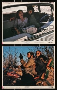 7d154 WEREWOLVES ON WHEELS 8 8x10 mini LCs 1971 great images of bikers on Harley-Davidson bikes!