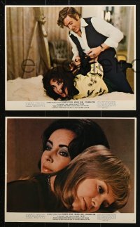 7d030 X Y & ZEE 10 color 8x10 stills 1971 Elizabeth Taylor, Michael Caine, Susannah York
