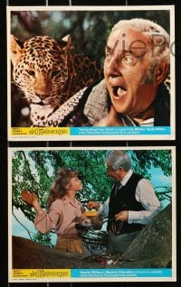 7d097 IN SEARCH OF THE CASTAWAYS 8 color English FOH LCs R1970s Jules Verne, Hayley Mills, Chevalier!