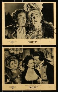 7d523 KITTY 8 English FOH LCs R1950s pretty Paulette Goddard & Ray Milland in historical England!