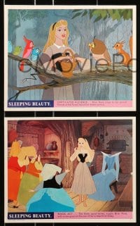 7d135 SLEEPING BEAUTY 8 color English FOH LCs 1959 Walt Disney cartoon fairy tale fantasy classic!