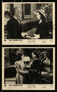 7d722 UNINVITED 5 English FOH LCs 1944 Ray Milland, Ruth Hussey, introducing Gail Russell!