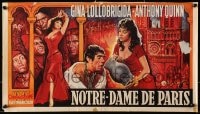 7f200 HUNCHBACK OF NOTRE DAME Belgian 1957 Anthony Quinn as Quasimodo, sexy Gina Lollobrigida!