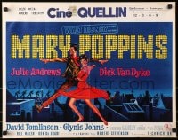 7f209 MARY POPPINS Belgian 1964 Julie Andrews & Dick Van Dyke in Walt Disney's musical classic!