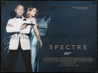 7f171 SPECTRE advance DS British quad 2015 Daniel Craig as James Bond 007 w/ sexy Lea Seydoux!