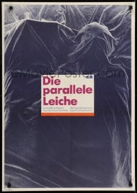 7f530 PARALLEL CORPSE East German 23x32 1985 Soren Melson, Philip, & Quint's Det Parallelle Lig!