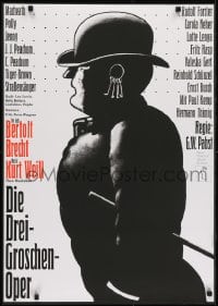 7f130 THREEPENNY OPERA German R1971 G.W. Pabst's Die 3 Groschen-Oper, Hillmann artwork!