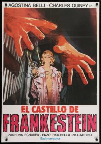 7f753 SCREAM OF THE DEMON LOVER export Spanish Italian 1sh 1970 Roger Corman horror, Erna Schurer!