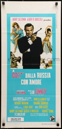 7f813 FROM RUSSIA WITH LOVE Italian locandina R1970s Sean Connery is Ian Fleming's James Bond!