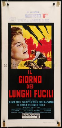 7f835 HUNTING PARTY Italian locandina 1971 deadliest game of all - 26 men and Candice Bergen!