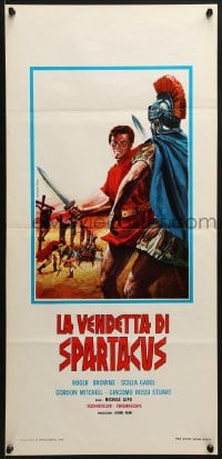 7f897 REVENGE OF SPARTACUS Italian locandina R1970s Michele Lupo's La vendetta di Spartacus, Aller!