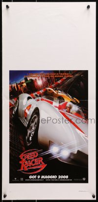 7f908 SPEED RACER teaser Italian locandina 2008 Emile Hirsch in the title role, Matthew Fox!