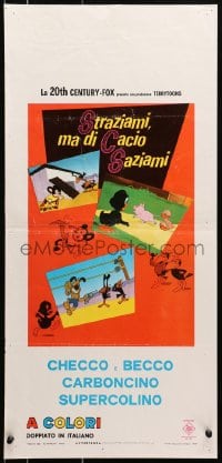 7f923 TERRYTOON FESTIVAL Italian locandina 1969 Mighty Mouse, Dinky Duck, Heckle & Jeckle!