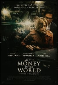 7g509 ALL THE MONEY IN THE WORLD advance DS 1sh 2017 Ridley Scott, Kevin Spacey not credited!