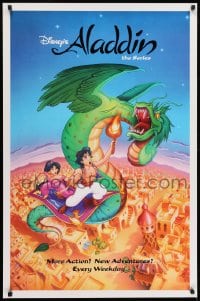 7g041 ALADDIN tv poster 1994 cool art from Walt Disney television series!