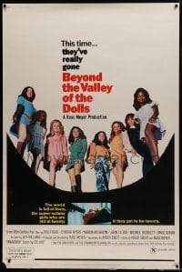 7k238 BEYOND THE VALLEY OF THE DOLLS 40x60 1970 Russ Meyer's girls who are old at twenty, Ebert