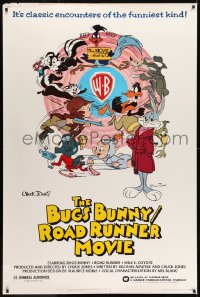 7k248 BUGS BUNNY & ROAD RUNNER MOVIE 40x60 1979 Chuck Jones classic comedy cartoon!
