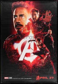 7k157 AVENGERS: INFINITY WAR set of 5 special wilding posters 2018 Robert Downey Jr., ultra rare!