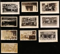 7m002 LOT OF 10 3x5 THEATER FRONT PHOTOS 1930s-1940s elaborate displays with posters & more!