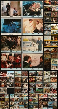 7m181 LOT OF 111 MINI LOBBY CARDS 1970s great scenes from a variety of different movies!