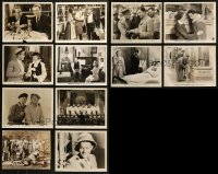 7m213 LOT OF 12 8X10 STILLS 1930s great scenes from a variety of different movies!