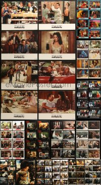 7m099 LOT OF 113 LOBBY CARDS 1980s-2000s complete sets of cards from a variety of movies!