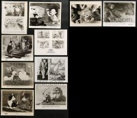 7m216 LOT OF 10 CARTOON 8X10 STILLS 1960s-1990s great animation from Disney, Tex Avery & more!