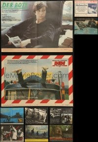 7m326 LOT OF 10 MOSTLY UNFOLDED 11X16 EAST GERMAN POSTERS 1980s a variety of movie images!