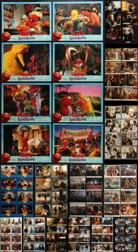 7m098 LOT OF 120 LOBBY CARDS 1990s-2000s complete sets of cards from a variety of movies!