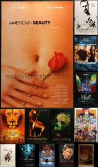 7m466 LOT OF 13 UNFOLDED MOSTLY SINGLE-SIDED 27X40 ONE-SHEETS 1990s-2000s great images!