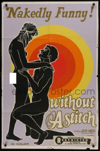 7p988 WITHOUT A STITCH Canadian 1sh 1970 Uden en Traevl, Danish sex, Anne Grete Nissen!