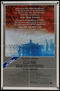 7p128 CLOSE ENCOUNTERS OF THE THIRD KIND S.E. advance 1sh 1980 Steven Spielberg's classic, new scenes!