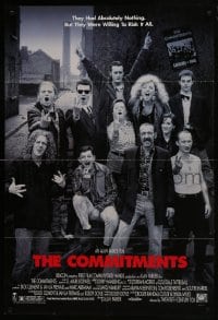 7p138 COMMITMENTS DS 1sh 1991 Alan Parker, Irish rock, they were willing to risk it all!