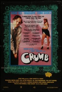 7p160 CRUMB 1sh 1995 underground comic book artist and writer, Robert Crumb!