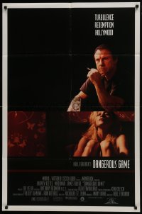 7p169 DANGEROUS GAME DS 1sh 1993 Abel Ferrara, images of Harvey Keitel and sexiest Madonna!